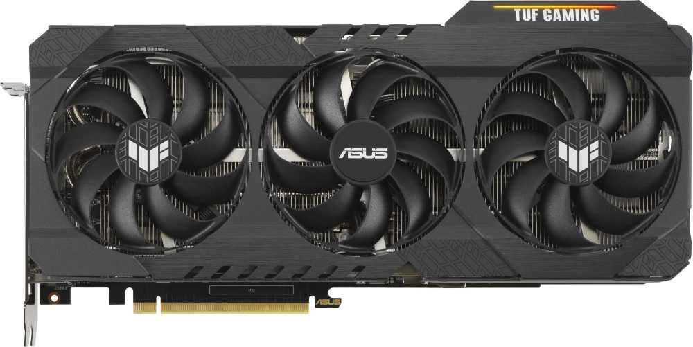 Видеокарта Asus PCI-E 4.0 TUF-RTX3090-O24G-GAMING NVIDIA GeForce RTX 3090 24576Mb 384 GDDR6X 1740/19500 HDMIx2 DPx3 HDCP Ret