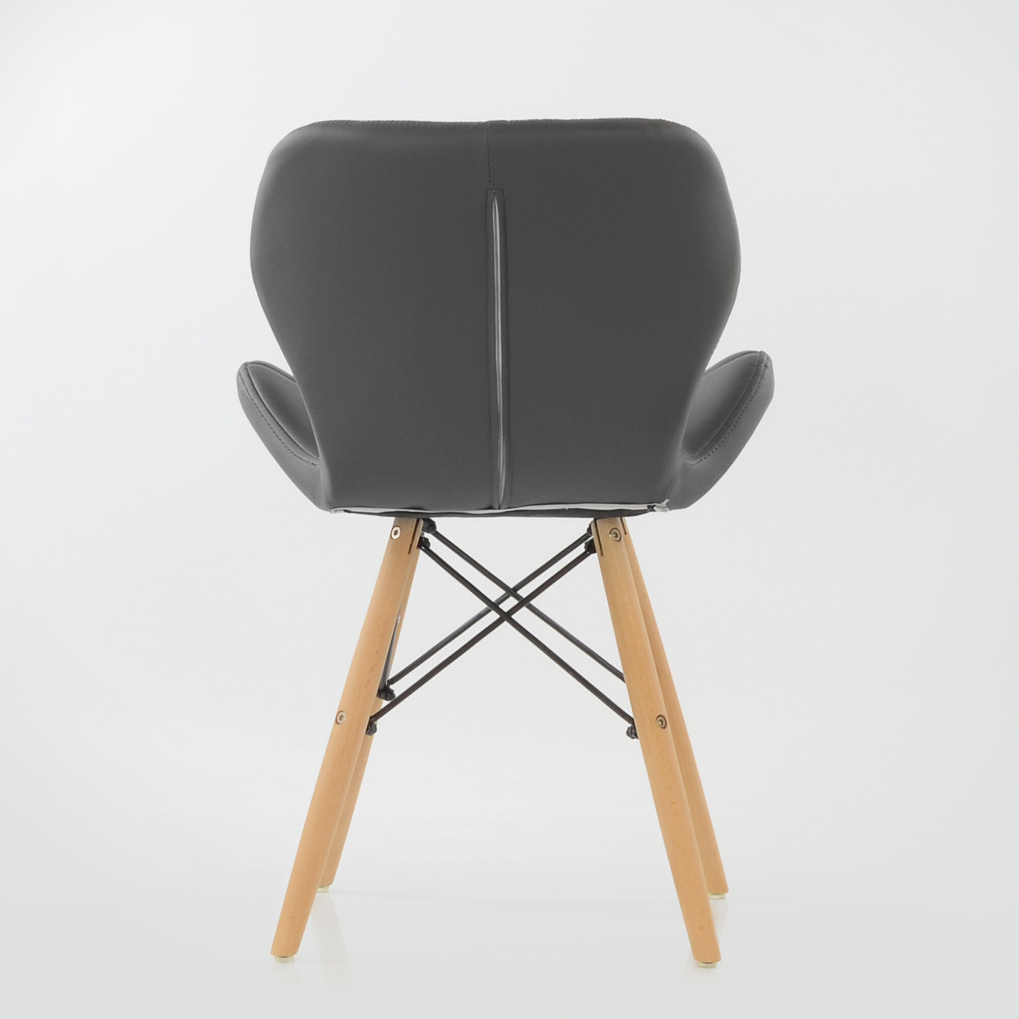 Стул Barneo N-42 Perfecto PU серый, Eames style - фотография № 3