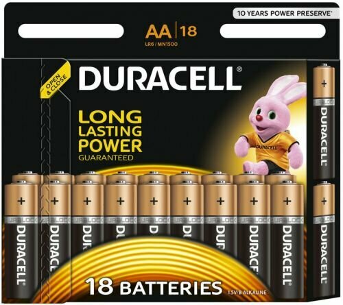 Батарейка Duracell LR6 Basic 18шт, size АА