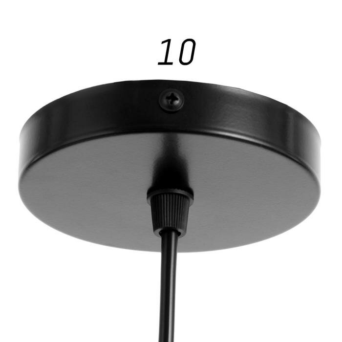 BayerLux Светильник подвесной "Лофт" 1x40Вт E27 черный 20х20х120 см - фотография № 4