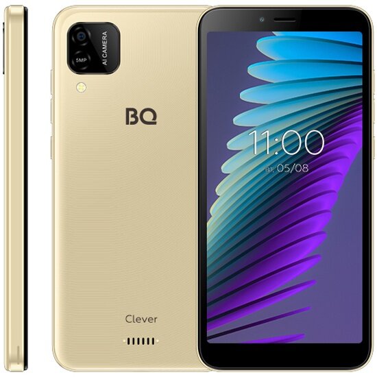 Смартфон BQ 5765L Clever 3/16GB Золотой