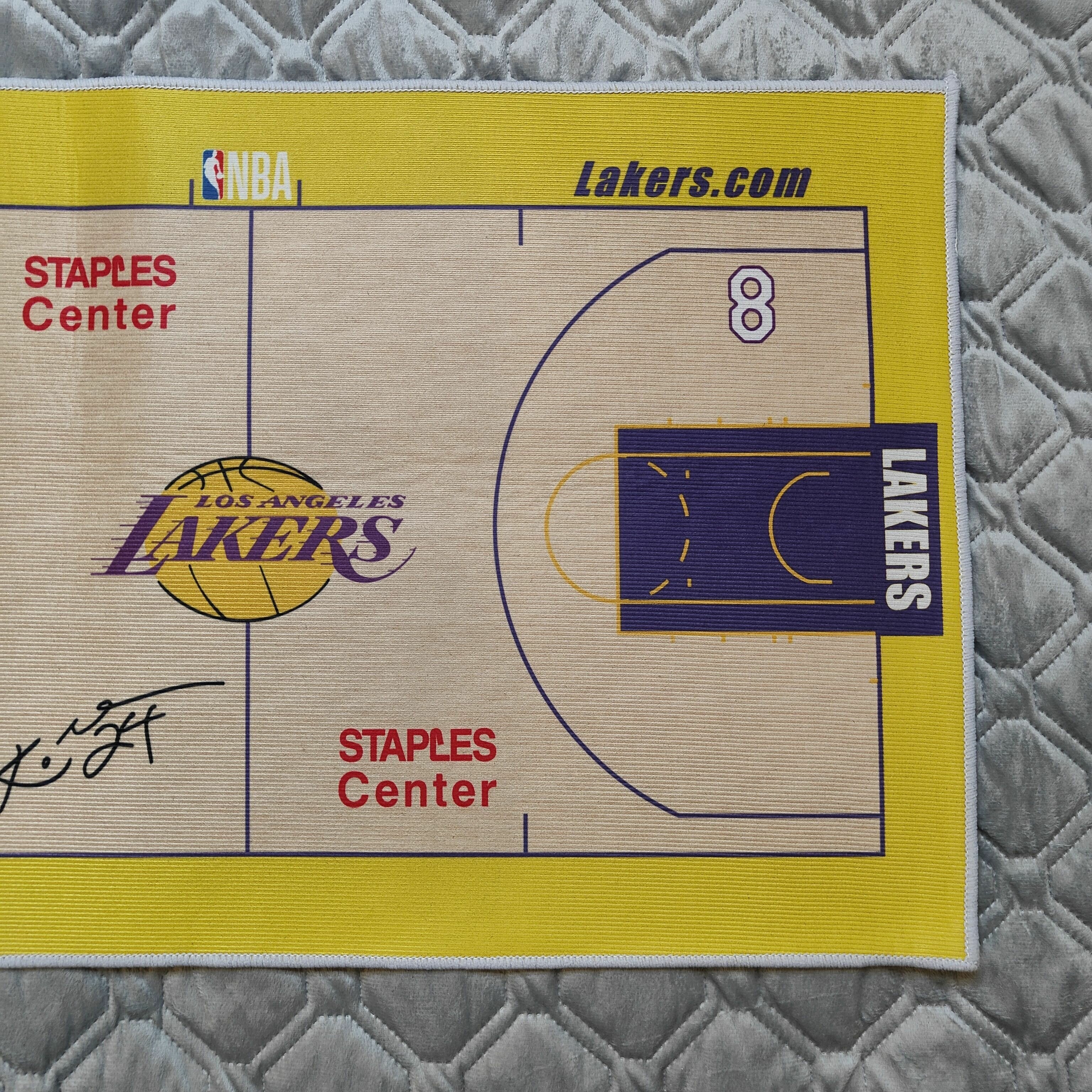 Коврик 50x80 см nba Los Angeles Lakers Ковер безворсовый Лос-Анджелес Лейкерс НБА - фотография № 5