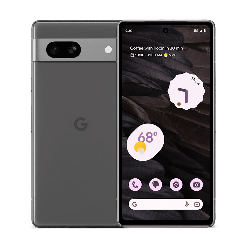 Смартфон Google Pixel 7A 8/128 ГБ, JP Dual: nano SIM + eSIM, charcoal