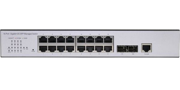 ORIGO OS3118/A1A Управляемый L2 коммутатор, 16x1000Base-T, 2x1000Base-X SFP