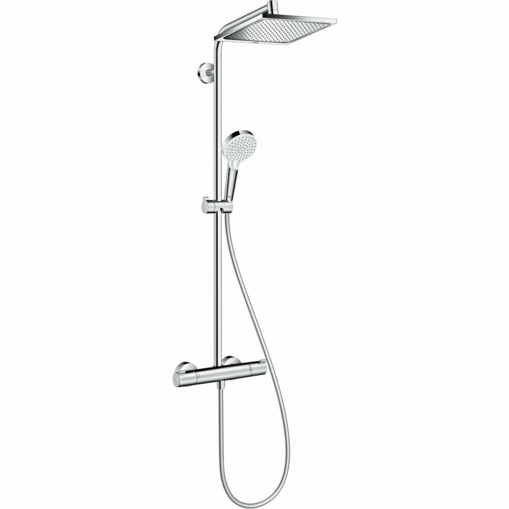 Душевой комплект hansgrohe Crometta E 240 1jet Showerpipe EcoSmart 27281000