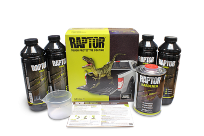 фото Краска Раптор Черный комплект RAPTOR U-POL 4л.