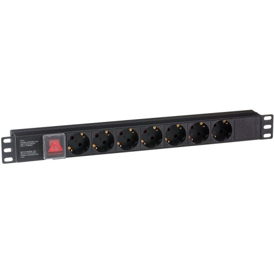 Блок розеток Exegate ServerPro PDU-19H703 7шт 1U 19"