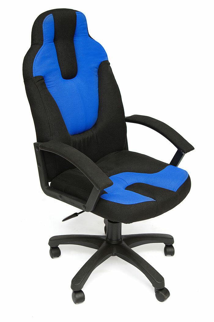 Кресло руководителя NEO3 черный-синий, 2603-2601
