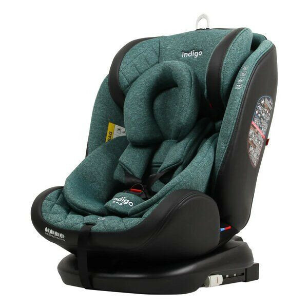 Автокресло Indigo AERO ISOFIX, ST3, (0-1-2-3), зеленый