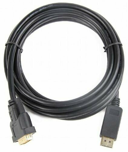 Кабель Cablexpert DisplayPort-DVI CC-DPM-DVIM-6 20M/25M, экран, 1.8м, черный, пакет