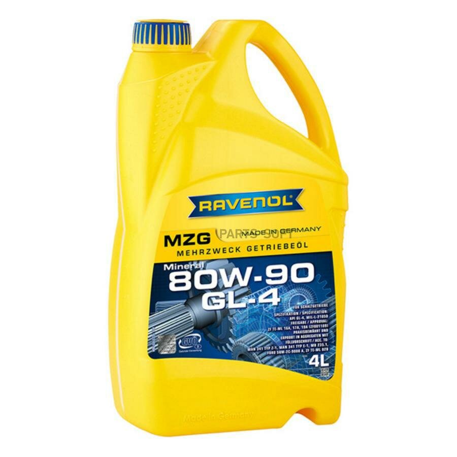 RAVENOL 1223105004   RAVENOL Getriebeoel MZG SAE 80W-90 GL-4 4,