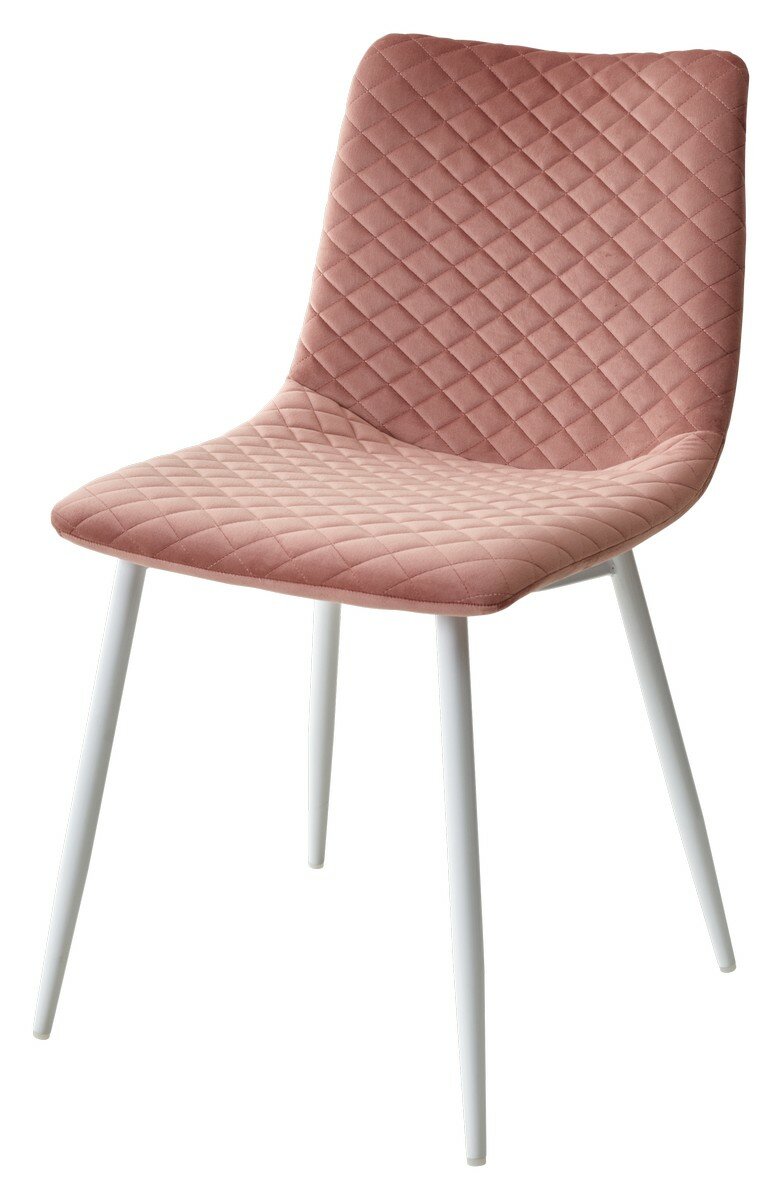 Комплект из 2-х стульев TINTIN BLUVEL-52 PINK / белый каркас