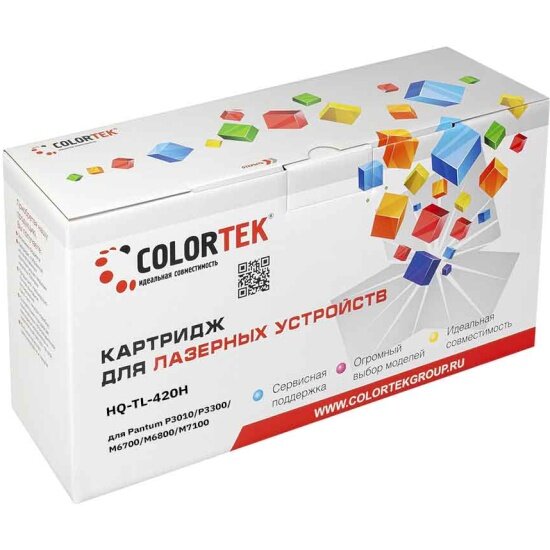 Картридж лазерный Colortek HQ-TL-420H для Pantum P3010/P3300/M6700/M6800/M7100 (3000k)