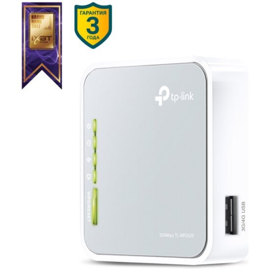 Портативный Wi-Fi роутер TP-LINK TL-MR3020 150 Мбит/c 3G/4G