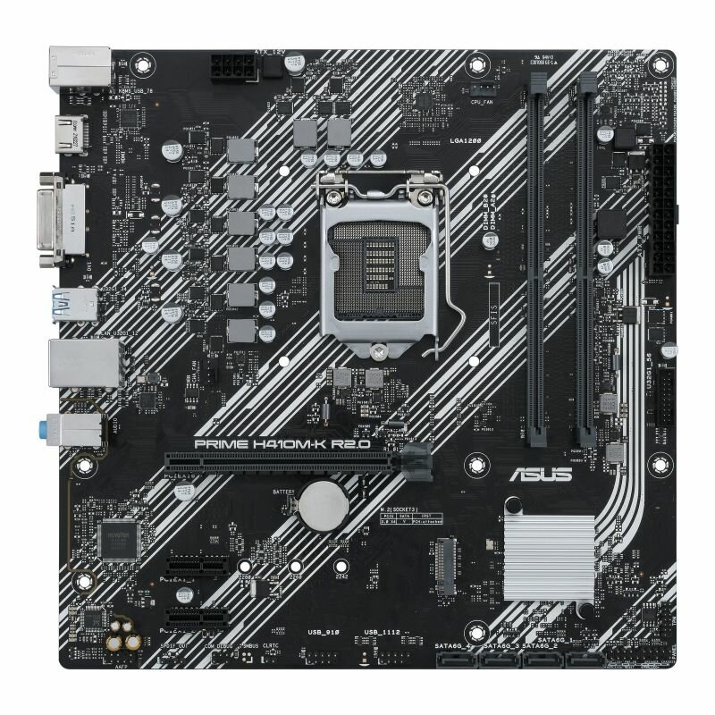 Материнская плата Asus PRIME H410M-K R2.0 (90MB1A70-M0EAY0)