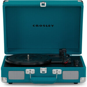 Виниловый проигрыватель CROSLEY CRUISER PLUS [CR8005F-TL4] Teal c двухсторонним Bluetooth