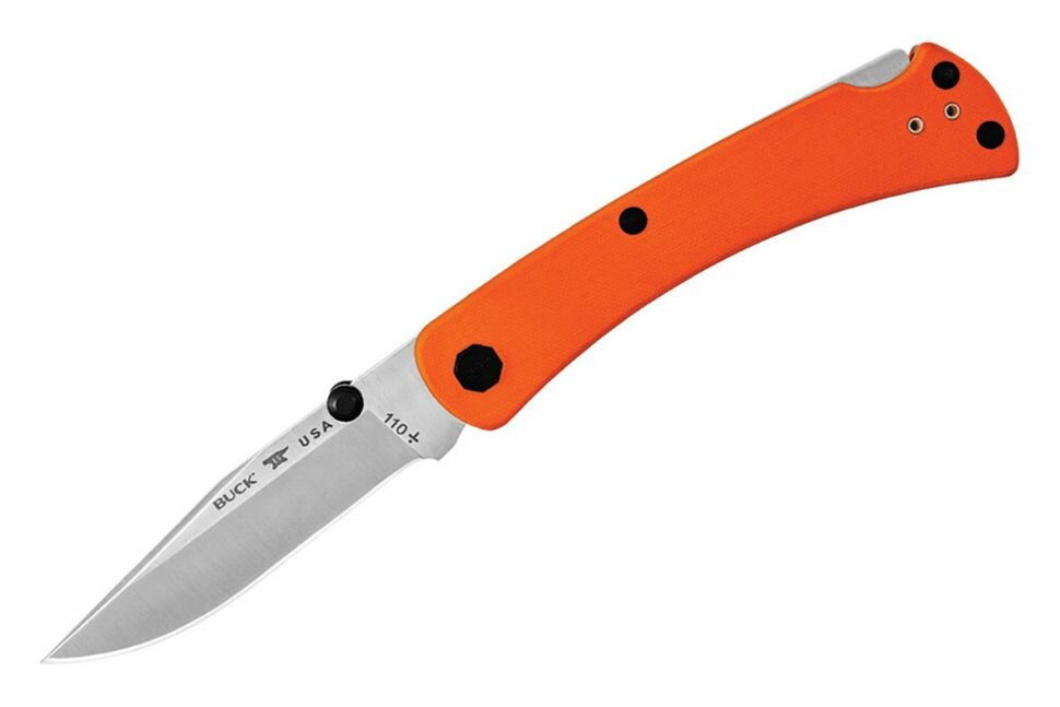 Нож "110 Slim Pro TRX" Crucible CPM S30V Orange G-10 0110ORS3 от Buck Knives