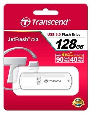 Transcend Накопитель USB flash 128ГБ Transcend JetFlash 730 TS128GJF730 (USB3.0)