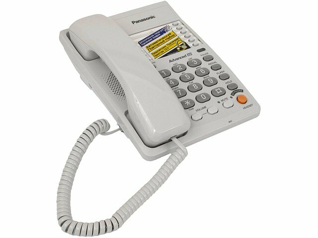 Телефон Panasonic Телефон Panasonic KX-TS2363RUW, белый