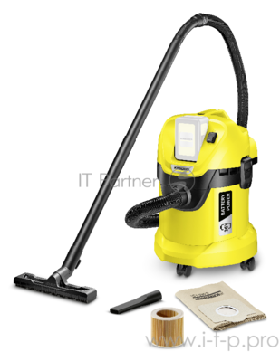 Хозяйственный пылесос Karcher WD 3 Battery (без аккумулятора в комплекте) 16299100 .