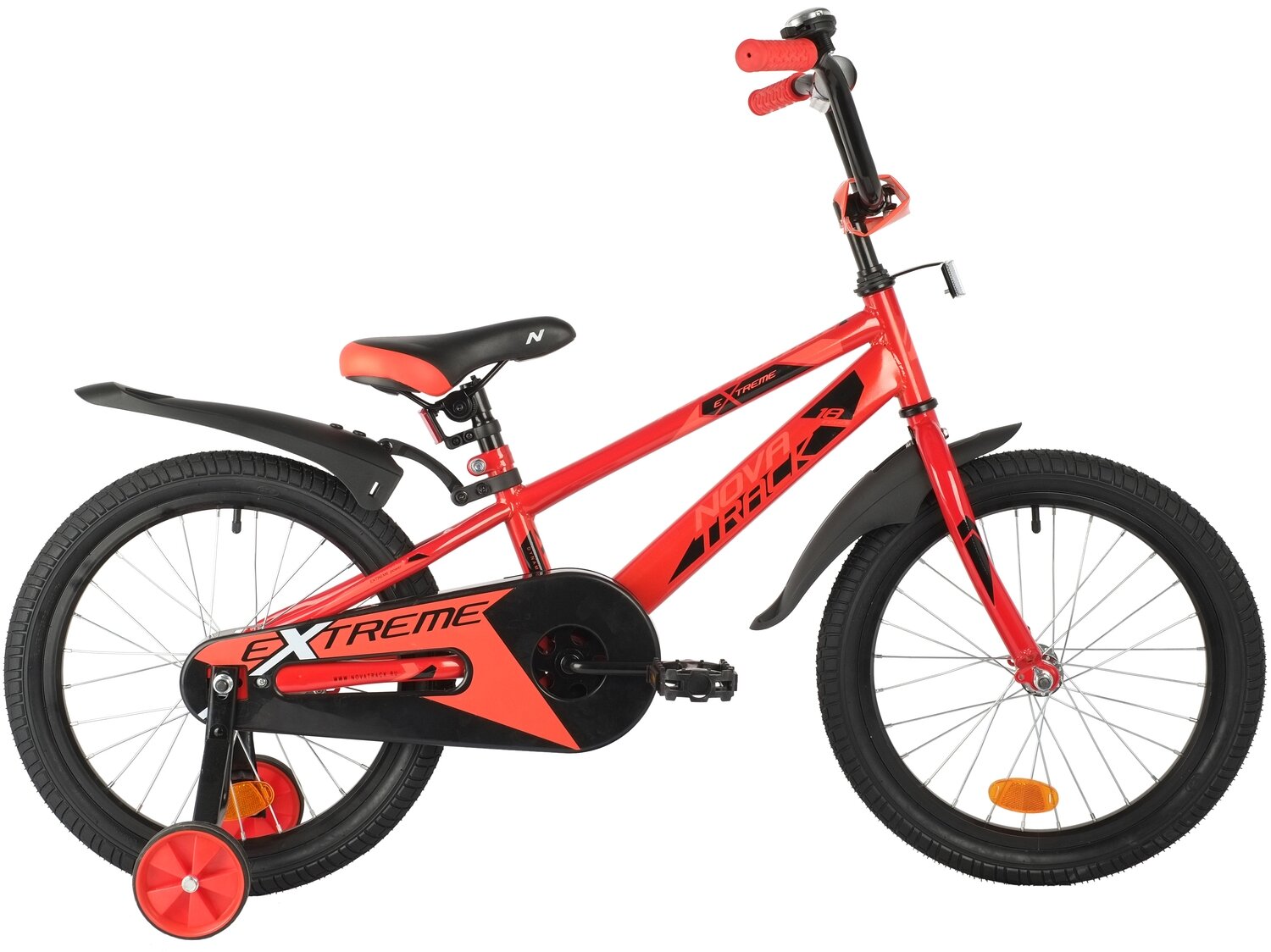 Детский велосипед Novatrack Extreme 18 (2021) Красный