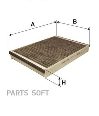 FILTRON K1237A Фильтр салона угольный 1шт