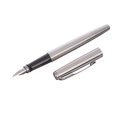 Ручка перьевая Parker Jotter Core F61 Stainless Steel CT M, корпус из нержавеющей стали (2030946) 45 .