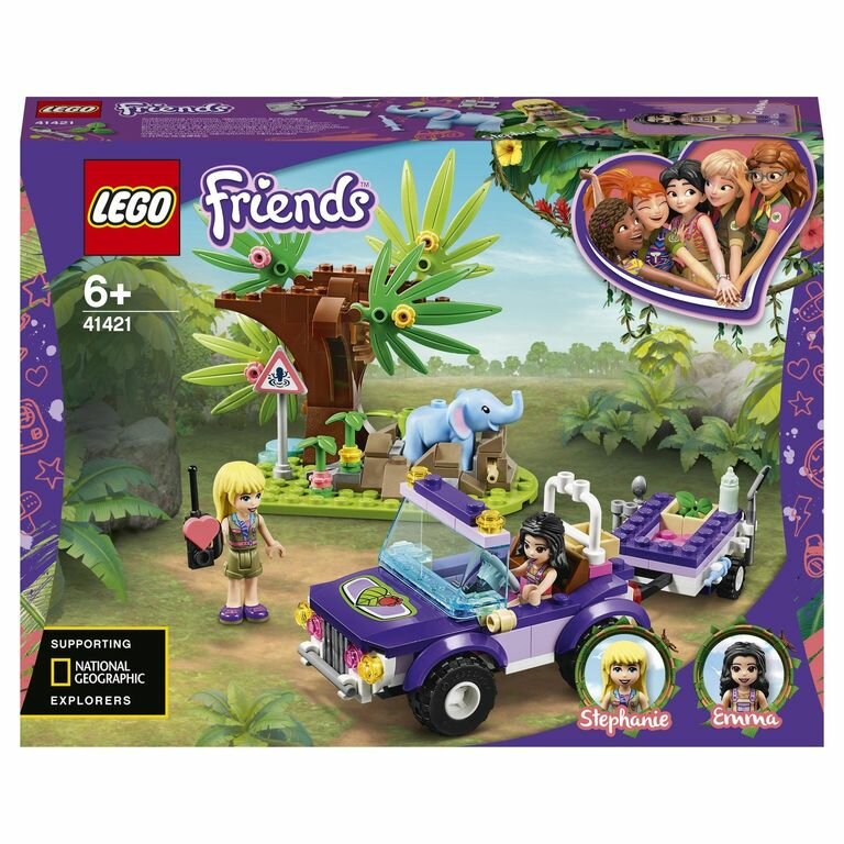 LEGO Friends Конструктор Спасение слонёнка, 41421