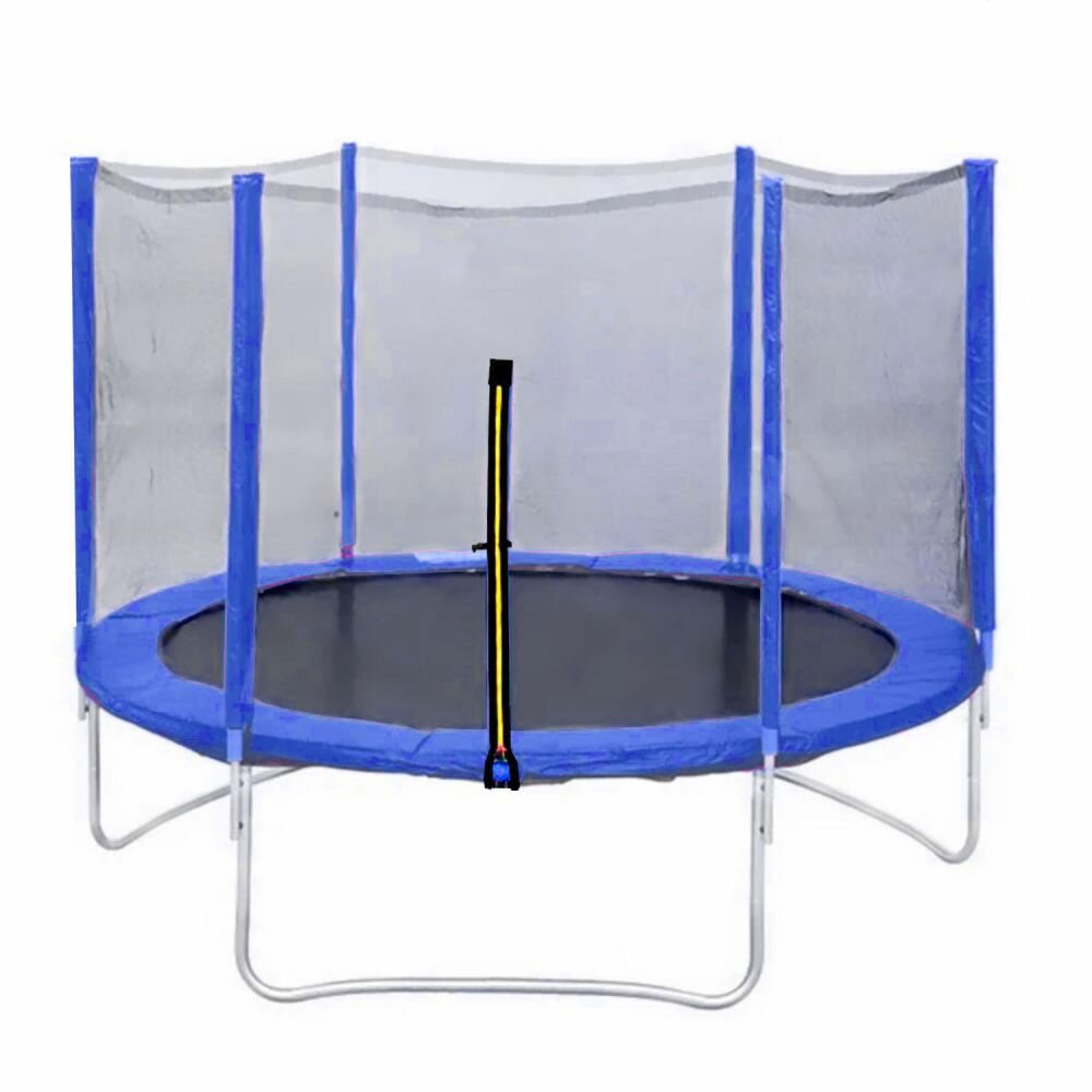 Батут с защитной сеткой DFC Trampoline Fitness 14FT-TR-B