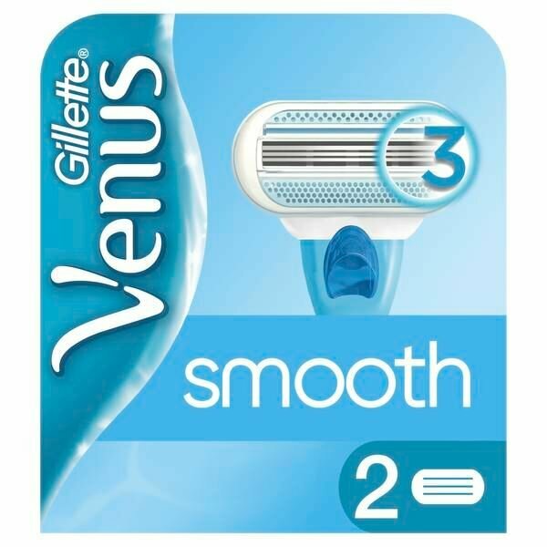 Сменные кассеты для бритвы Gillette Venus (Жиллетт Винус), 2 шт.