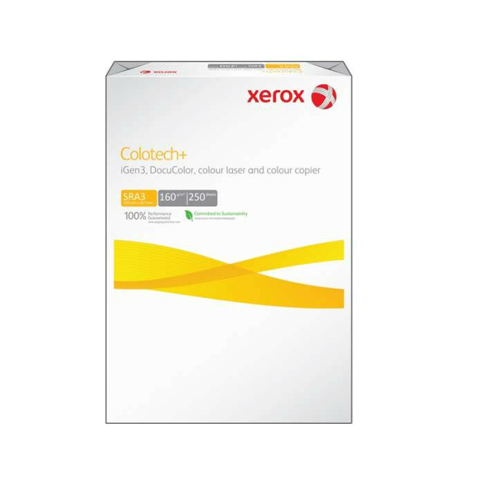 Бумага XEROX Colotech Plus 170CIE, 160г, SR A3 (450x320мм), 250 листов (кратно 4 шт)
