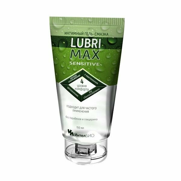 Гель-смазка ИнтелБИО Lubrimax Sensitive