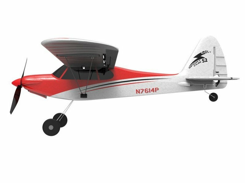 Радиоуправляемый самолет Volantex RC Sport Cub 500мм (синий) 24G 4ch LiPo RTF with Gyro