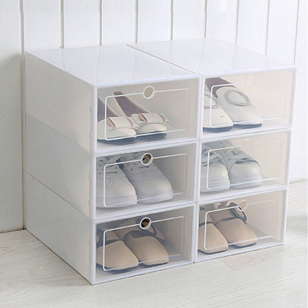 Набор коробок для хранения обуви (6шт) - фотография № 1