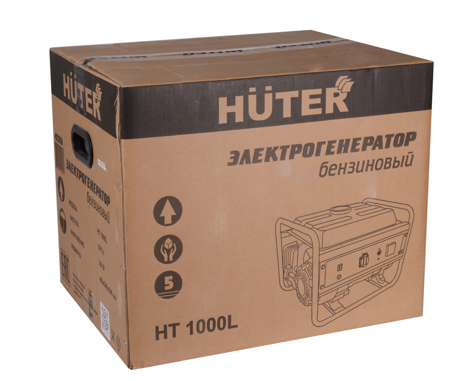 Портативный бензогенератор HUTER HT1000L - фотография № 6