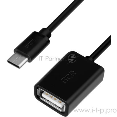 Адаптер-переходник Greenconnect Type C OTG 0.5m, черный, 28/28 Awg, Cm/af USB 2.0 ( for MacBook)