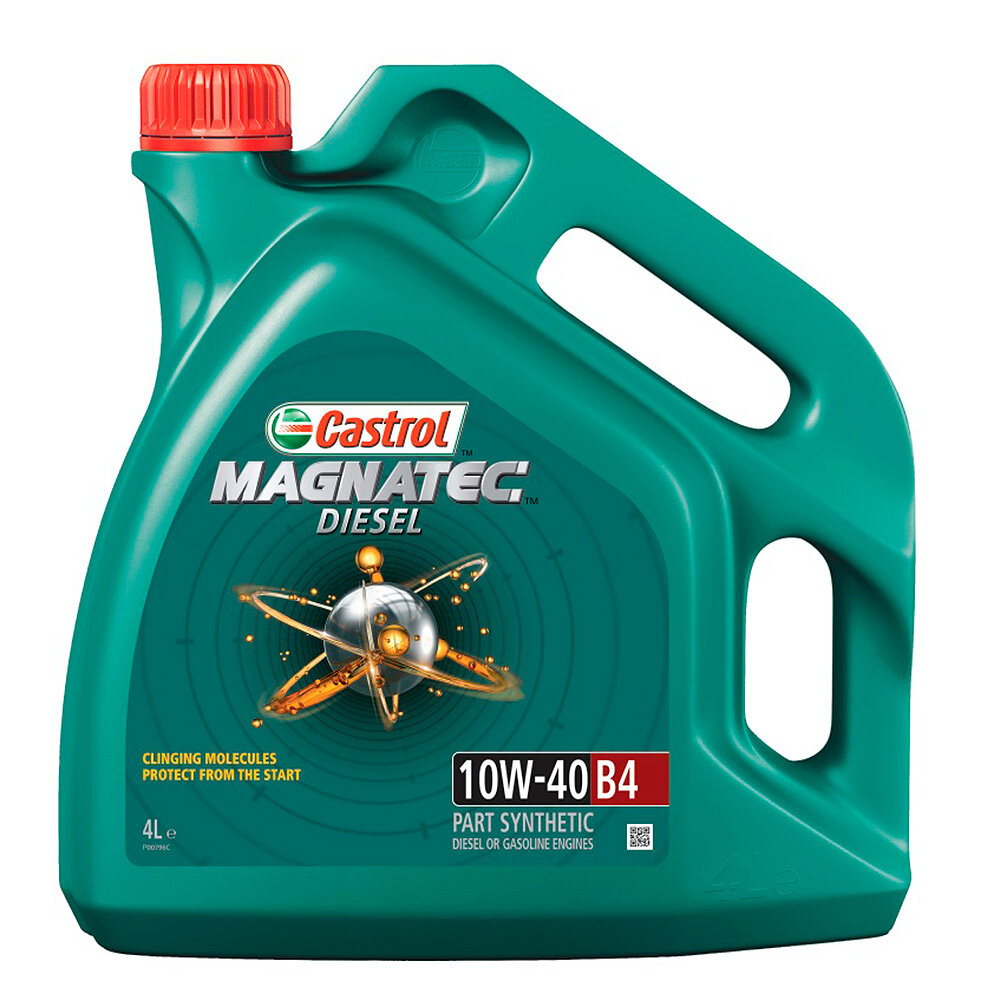 Моторное масло Castrol Magnatec Diesel 10W40 B4 (4л) (арт. 156ED8) CAS-GTDM-10W40-4L