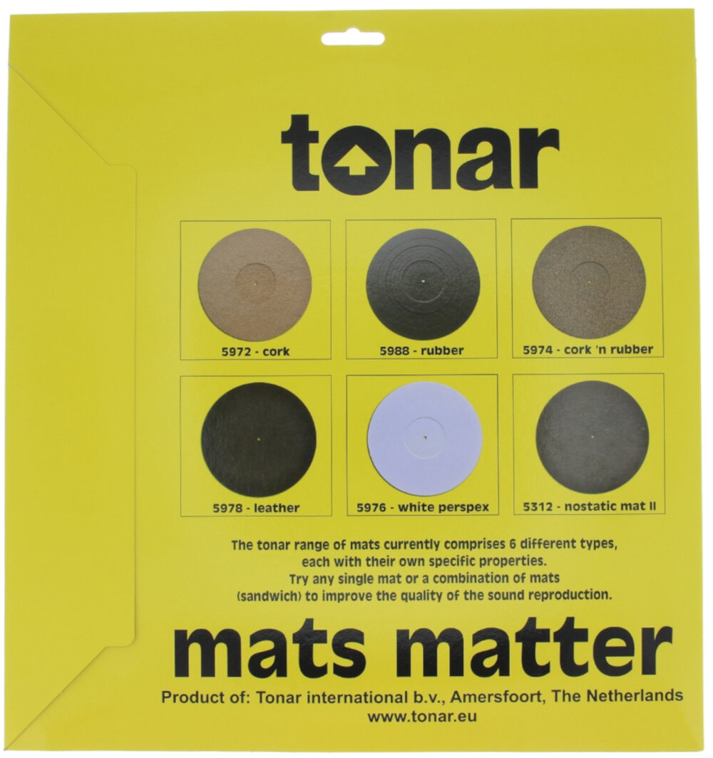 Мат для проигрывателя LP Tonar Nostatic Mat II