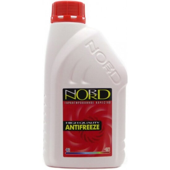 Антифриз NORD High Quality Antifreeze готовый -40C красный 1 л