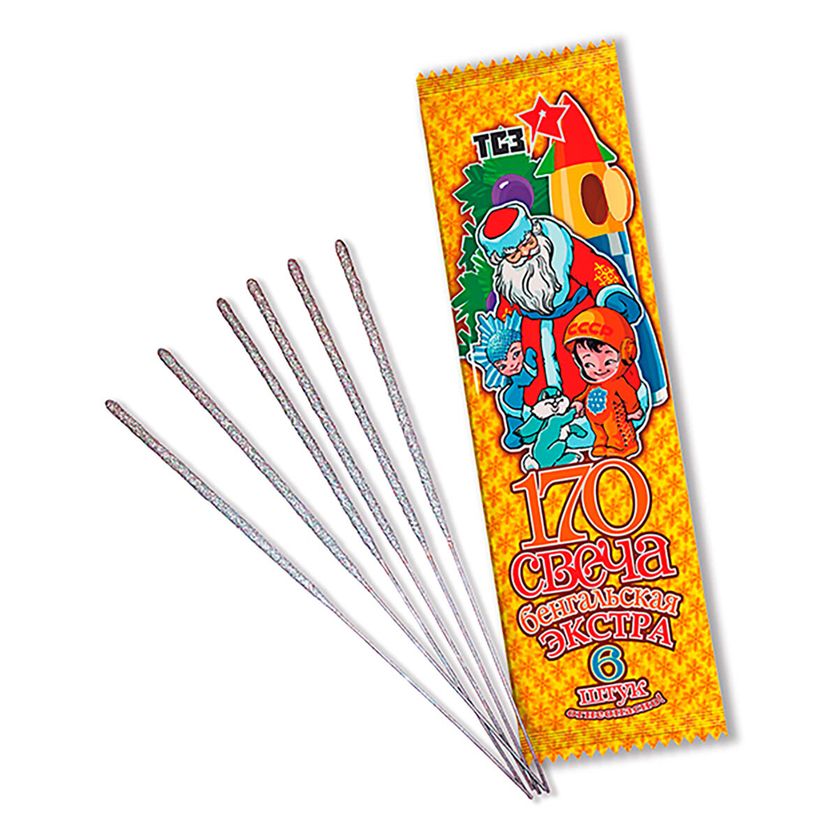 фото "Патибум" Свеча Бенгальская Экстра 17 см 6 шт. 4811577