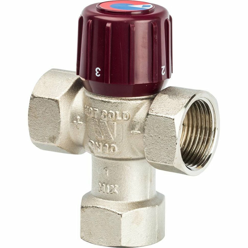 Клапан термостатический смесительный 1' BР Aquamix 32-50 C Watts (10017423)