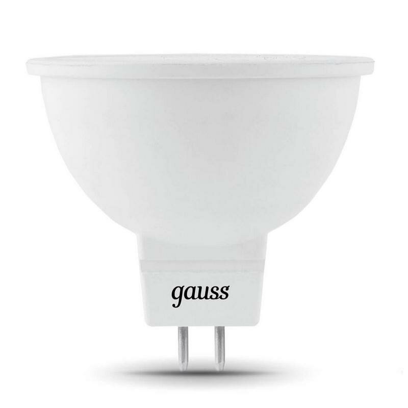 Gauss Лампа Gauss Elementary MR16 7W 530lm 3000К GU10 LED