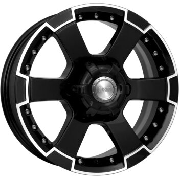 Литые колесные диски КиК (K&K) М56 7x16 6x139.7 ET30 D93.1 алмаз черный (13536)