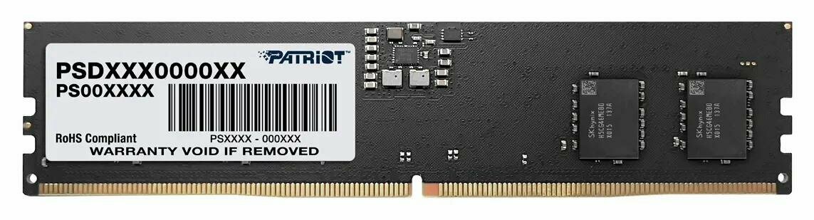 Оперативная память Patriot DDR5 16GB 4800Mhz PSD516G480081