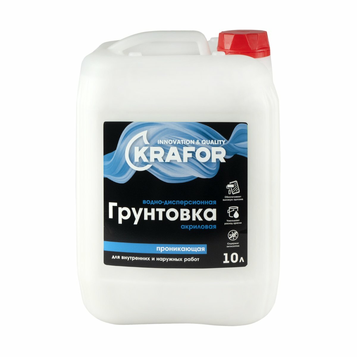 Грунтовка проникающая Krafor, 10 л