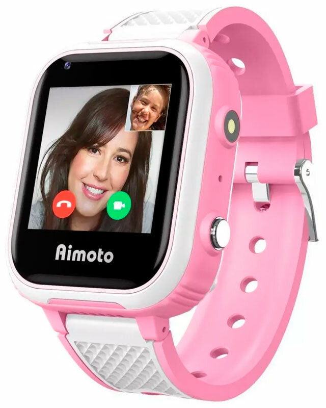 Детские умные часы AIMOTO Pro Indigo 4G розовые