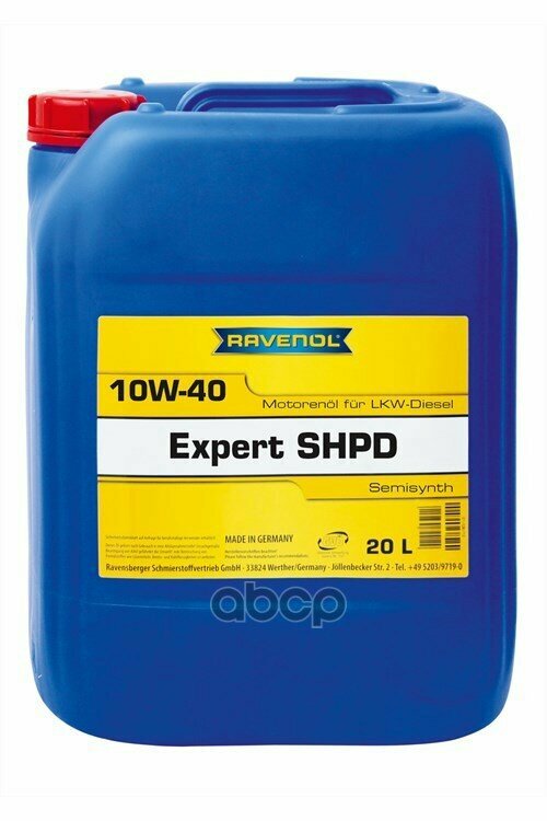 Ravenol Моторное Масло Ravenol Expert Shpd Sae 10w-40 (20л) New