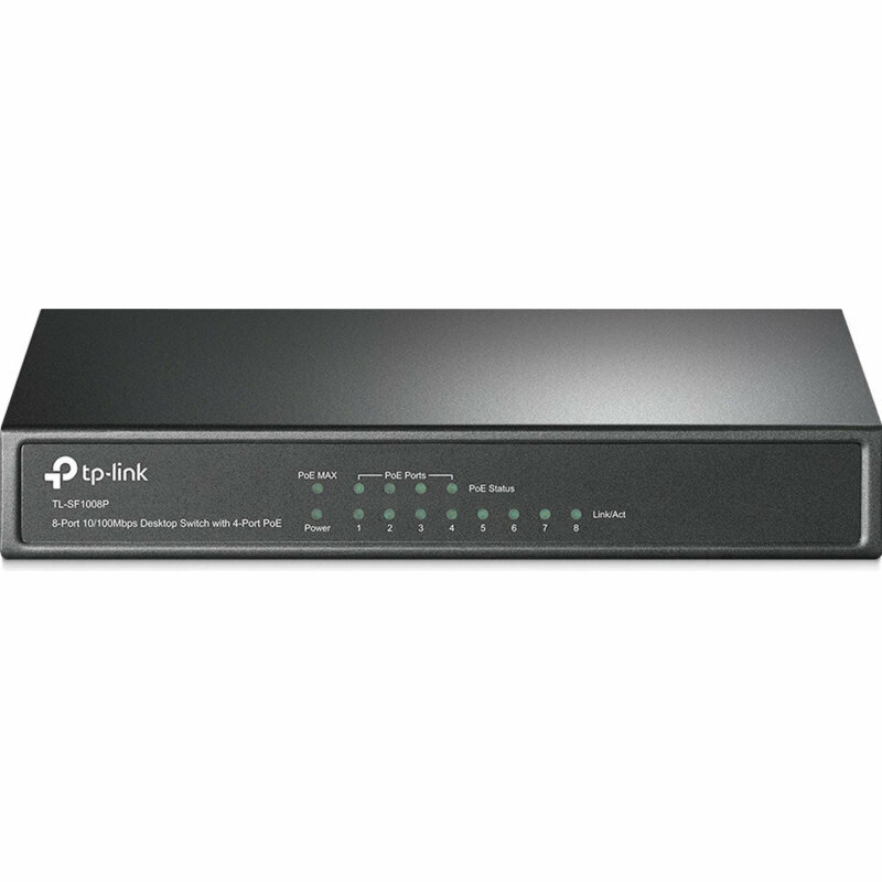 Коммутатор TP-LINK TL-SF1008P неуправляемый 8 портов 10/100Мбит/с PoE