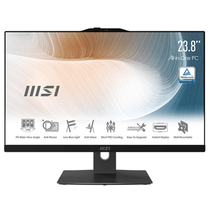 Моноблок MSI Modern AM242P 12M-090RU 23.8" Full HD i5 1240P (1.7) 16Gb SSD512Gb Iris Xe Windows 11 P 9S6-AE0711-201