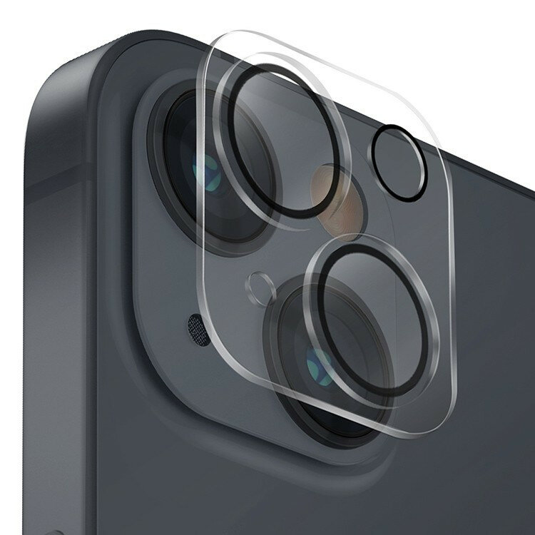 Защитное стекло Uniq Optix Camera Lens protector 0.25 мм для камеры iPhone 14/14 Plus цвет Прозрачный (Clear) (IP6.1-6.7M-LENSCLR)